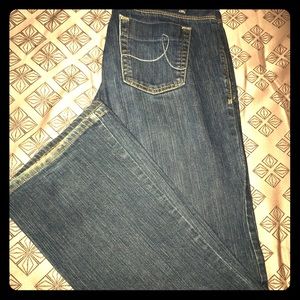 DKNY boot cut jeans